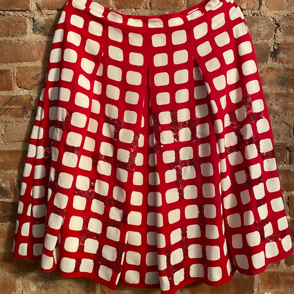 Max Mara Studio Pleated Below-the-Knee Skirt
